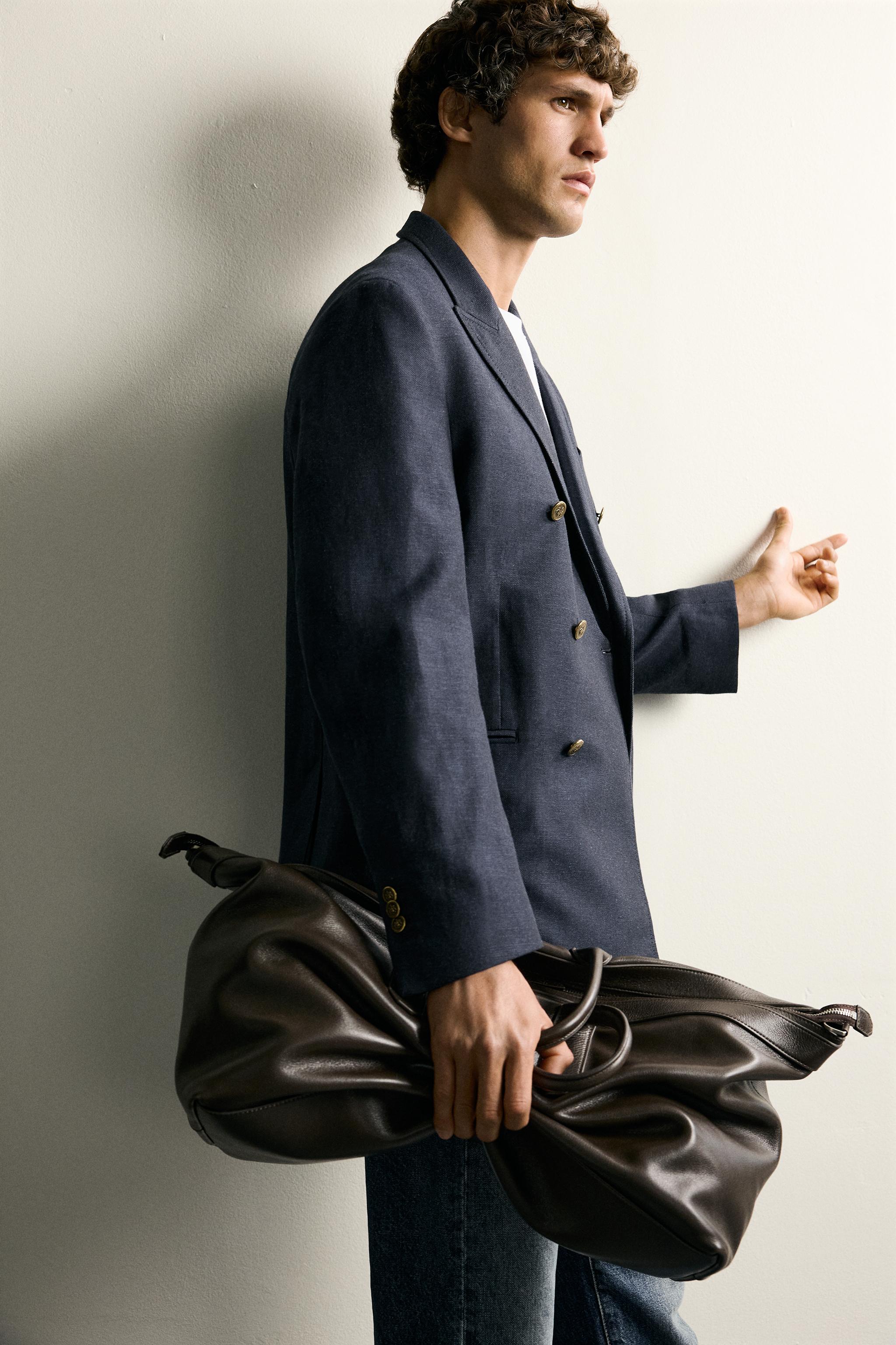 REGULAR FIT DOUBLE BREASTED BLAZER